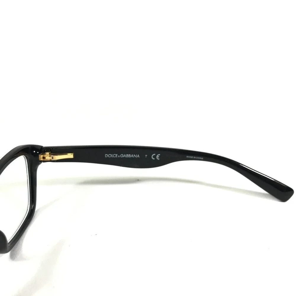 Dolce & Gabbana Eyeglasses Frames DG3202 3019 Black Red White Floral 47-15-130